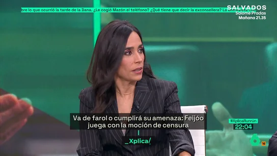 Pilar Velasco: "¿Por qué siguen apoyando los socios a Pedro Sánchez? Porque la alternativa es peor" Pilar Velasco: "¿Por qué siguen apoyando los socios a Pedro Sánchez? Porque la alternativa es peor"