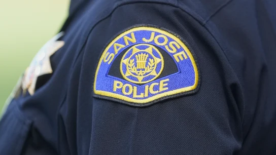 Un agente de la Policía de San José, California. Un agente de la Policía de San José, California.