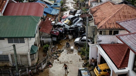 Efectos de las inundaciones en el sudeste asi&aacute;tico.