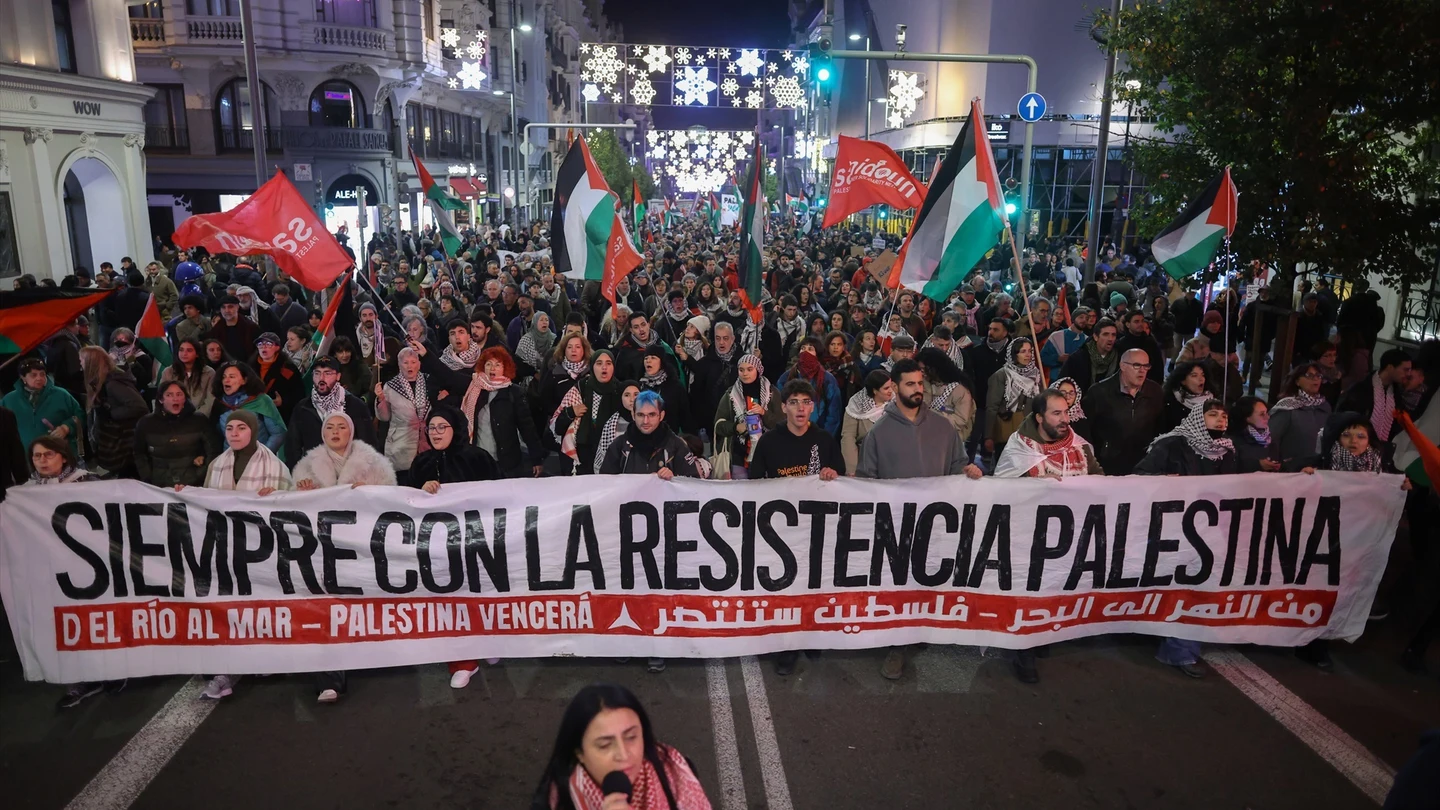 Manifestación propalestina en Madrid Manifestación propalestina en Madrid