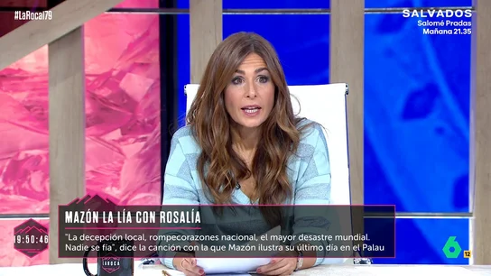 Nuria Roca, perpleja por la elección de 'La Perla' de Rosalía en el último vídeo de Carlos Mazón: "Es de una torpeza" Nuria Roca, perpleja por la elección de 'La Perla' de Rosalía en el último vídeo de Carlos Mazón: "Es de una torpeza"