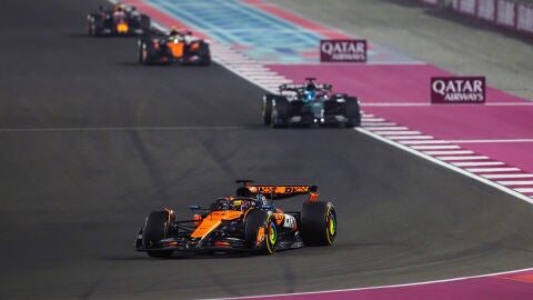 Oscar Piatri en la clasificación del GP de Catar