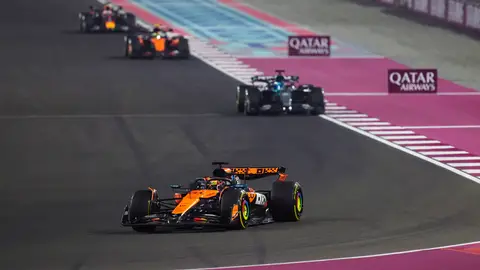 Oscar Piatri en la clasificación del GP de Catar Oscar Piatri en la clasificación del GP de Catar