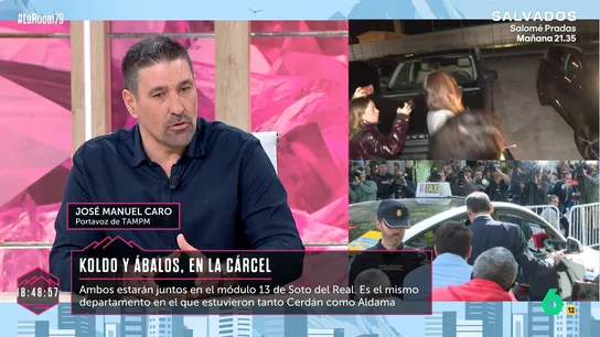 José Caro, funcionario de prisiones, explica si es habitual o no que el director de Soto del Real haya recibido a Ábalos y Koldo José Caro, funcionario de prisiones, explica si es habitual o no que el director de Soto del Real haya recibido a Ábalos y Koldo