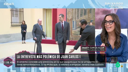 Marta Aller, sobre el emérito: "No está en condiciones de velar por el interés ni de la Corona, ni de España, ni de sí mismo" Marta Aller, sobre el emérito: "No está en condiciones de velar por el interés ni de la Corona, ni de España, ni de sí mismo"