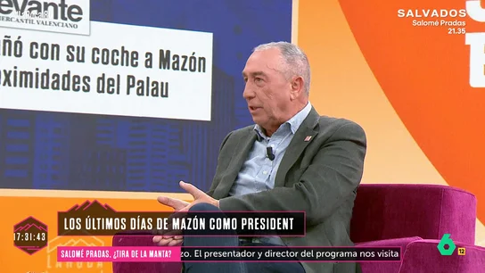 Joan Baldoví, sobre la entrevista de Salomé Pradas en 'Salvados': "Vamos a saber realmente la desesperación que tenía" Joan Baldoví, sobre la entrevista de Salomé Pradas en 'Salvados': "Vamos a saber realmente la desesperación que tenía"