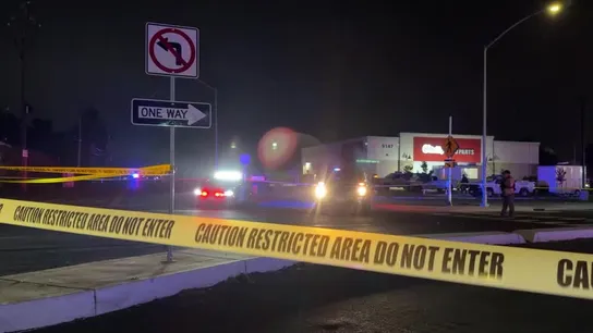 La Policía de California en el lugar del tiroteo que ha dejado cuatro muertos. La Policía de California en el lugar del tiroteo que ha dejado cuatro muertos.