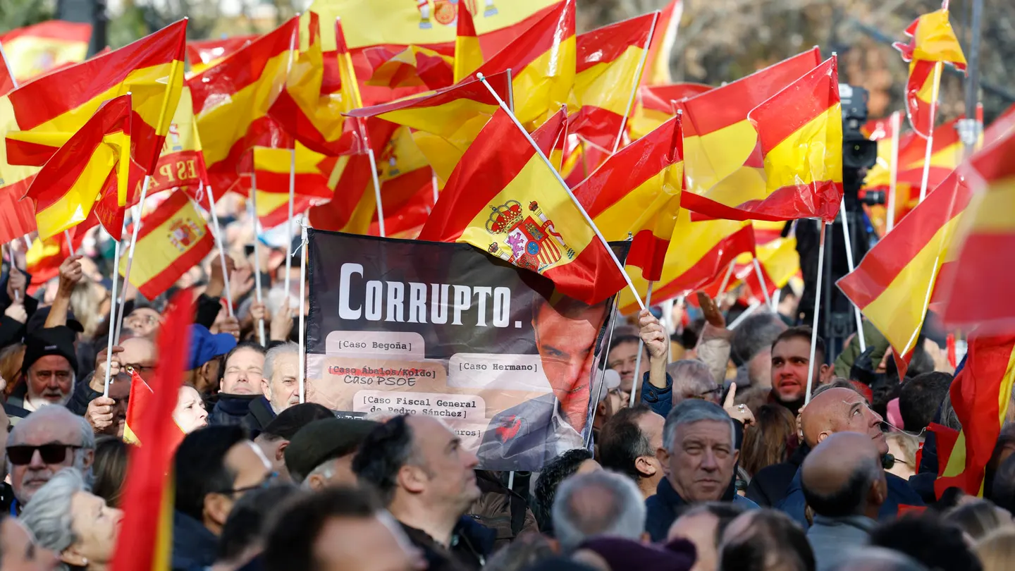 Manifestación en Madrid contra Pedro Sánchez. Manifestación en Madrid contra Pedro Sánchez.