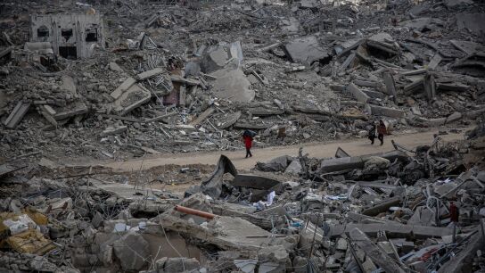 Destrucci&oacute;n en Gaza, en una imagen de archivo.