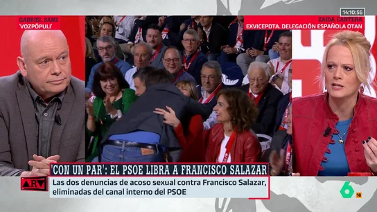 Ferreras, tajante tras la decisión del PSOE sobre las denuncias contra Salazar: "Me parece un insulto a los votantes" Ferreras, tajante tras la decisión del PSOE sobre las denuncias contra Salazar: "Me parece un insulto a los votantes"