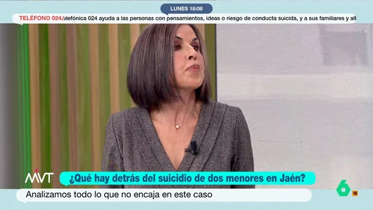 Bea de Vicente explica qué es la "autopsia psicológica" en el caso de las menores de Jaén Bea de Vicente explica qué es la "autopsia psicológica" en el caso de las menores de Jaén
