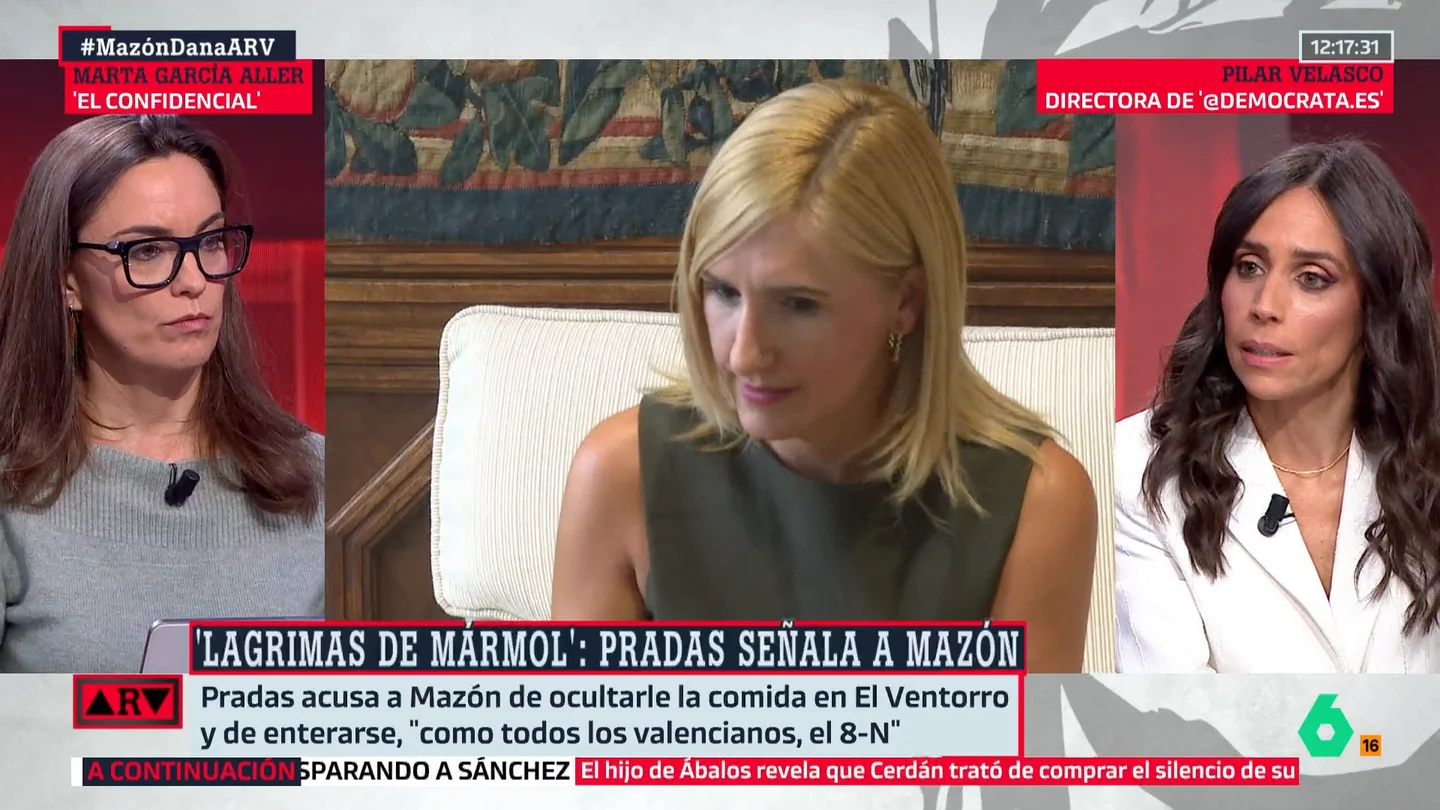 Velasco señala que Pradas intenta "salvar judicialmente" a Mazón al decir que "no es responsable" del envío del mensaje ES-Alert Velasco señala que Pradas intenta "salvar judicialmente" a Mazón al decir que "no es responsable" del envío del mensaje ES-Alert