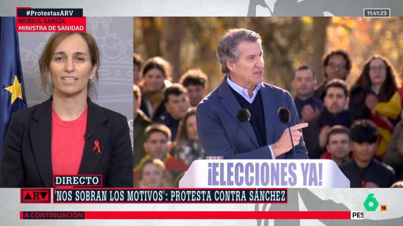 Mónica García acusa al PP de no tener "legitimidad" para hablar de corrupción: "A Feijóo le falta centrarse"