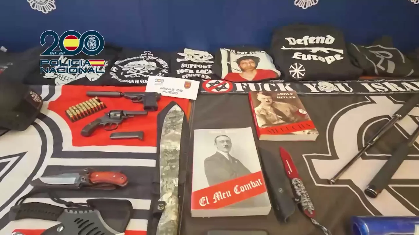 Desarticulan la primera célula en España de la organización terrorista neonazi 'The Base' Desarticulan la primera célula en España de la organización terrorista neonazi 'The Base'