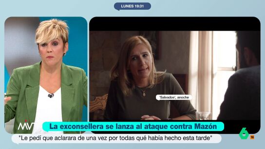 Cristina Pardo, tras la entrevista a Salom&eacute; Pradas: "Muchas veces se premia m&aacute;s en pol&iacute;tica la lealtad que la capacidad para&nbsp;actuar"