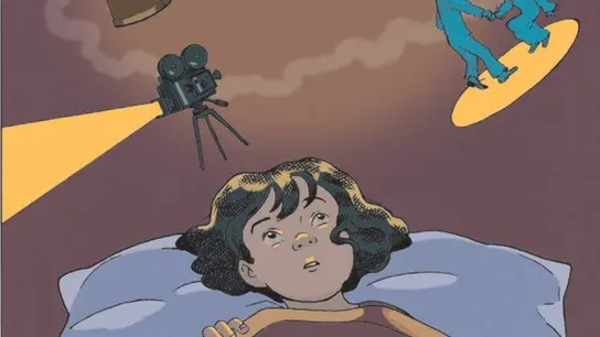 Detalle de 'Caperucita en Manhattan' Detalle de 'Caperucita en Manhattan'