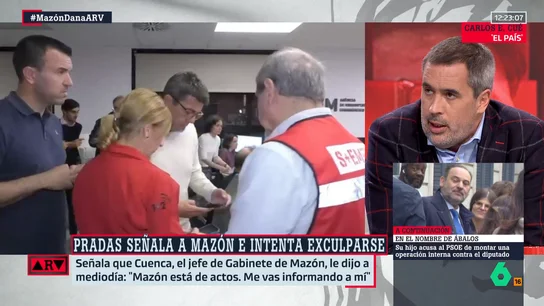 Carlos E.Cué reacciona a la entrevista de Pradas en Salvados: "Vemos que esto es un juego entre mentirosos" Carlos E.Cué reacciona a la entrevista de Pradas en Salvados: "Vemos que esto es un juego entre mentirosos"