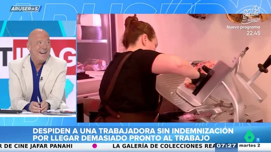 Alfonso Arús bromea con Sebas Maspons tras el caso de la trabajadora despedida por llegar pronto Alfonso Arús bromea con Sebas Maspons tras el caso de la trabajadora despedida por llegar pronto