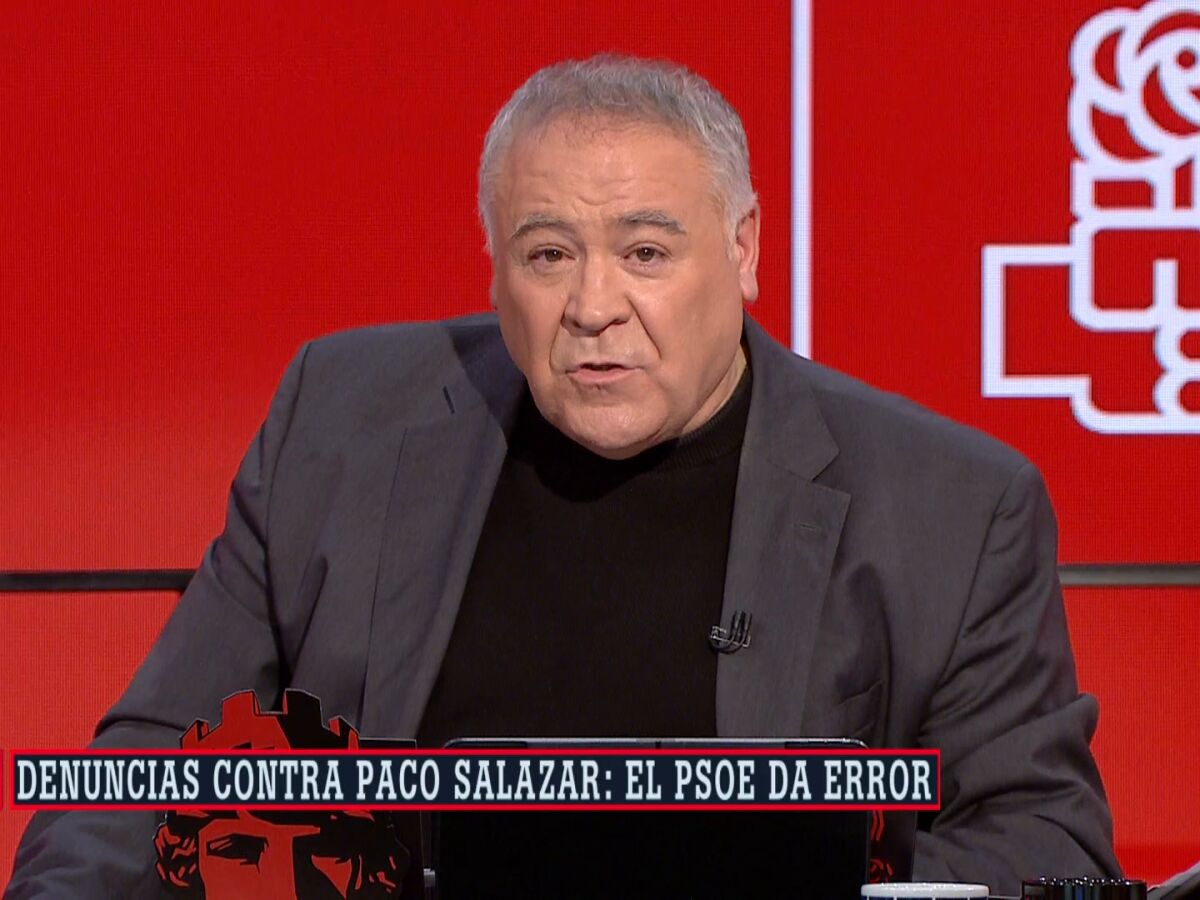 Ferreras tacha de "vergüenza" la reacción del PSOE a las denuncias contra  Paco Salazar: "Están intentando enterrar el asunto, le tienen miedo"