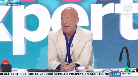 Arús bromea con las claves de un neurocirujano sobre lo que más aumenta el riesgo de muerte: "Vamos a morir todos menos Hans" Arús bromea con las claves de un neurocirujano sobre lo que más aumenta el riesgo de muerte: "Vamos a morir todos menos Hans"