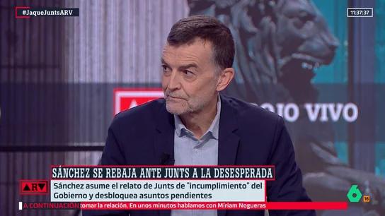Maíllo (IU) asegura que a Junts "se le achica el espacio" y habla de "teatralización": "En esta especie de duelo, no hay repercusión material" Maíllo (IU) asegura que a Junts "se le achica el espacio" y habla de "teatralización": "En esta especie de duelo, no hay repercusión material"