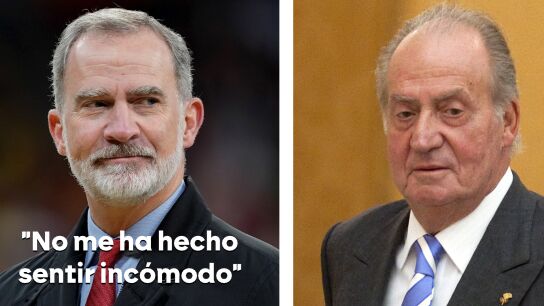 El rey Felipe VI y el rey em&eacute;rito. 