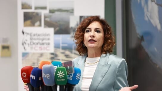 La vicepresidenta Primera y ministra de Hacienda, Mar&iacute;a Jes&uacute;s Montero, este mi&eacute;rcoles en Sevilla. 