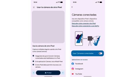 Usando la cámara de otro Pixel
