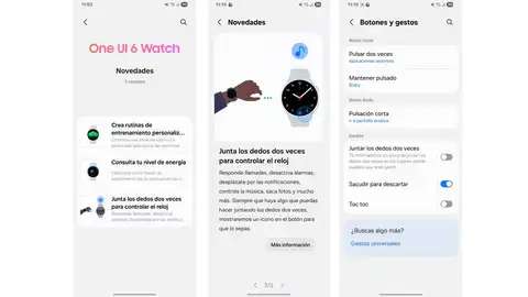 Activando juntar los de dedos dos veces Activando juntar los de dedos dos veces