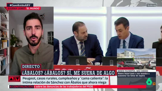Juanma Lamet califica de "broma" que Sánchez diga que Ábalos era un "desconocido": "Está en prisión por lo político" Juanma Lamet califica de "broma" que Sánchez diga que Ábalos era un "desconocido": "Está en prisión por lo político"