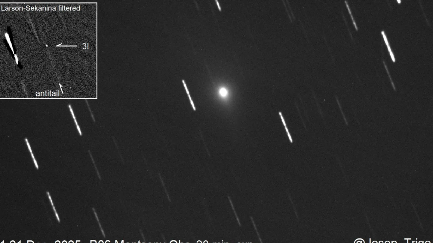Observación del cometa 3i/ATLAS desde el observador de Montseny el 1 de diciembre de 2025 Observación del cometa 3i/ATLAS desde el observador de Montseny el 1 de diciembre de 2025