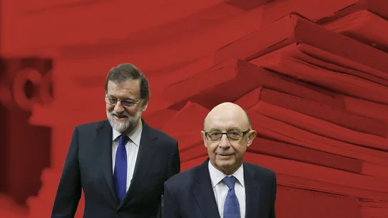 Mariano Rajoy y Cristóbal Montoro. Mariano Rajoy y Cristóbal Montoro.
