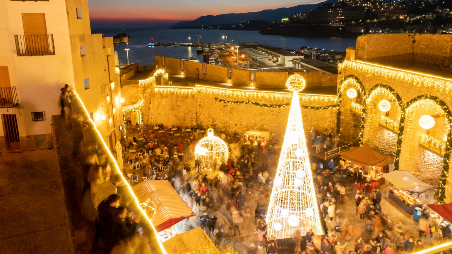 Pe&ntilde;&iacute;scola en Navidad
