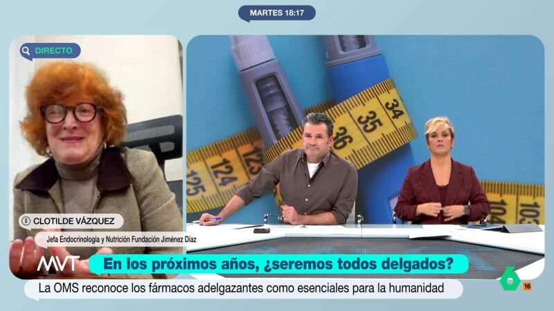 La endocrina Clotilde Vázquez, tajante sobre el Ozempic para perder peso: "Son fármacos seguros y potentes"