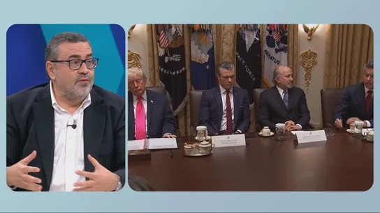 El profesor de Relaciones Internacionales Pedro Rodríguez durante una de sus intervenciones en Más Vale Tarde El profesor de Relaciones Internacionales Pedro Rodríguez durante una de sus intervenciones en Más Vale Tarde