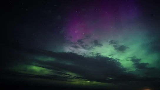 Patricia Conde y Gotzon Mantuliz viven una noche mágica en Alaska bajo las auroras boreales Patricia Conde y Gotzon Mantuliz viven una noche mágica en Alaska bajo las auroras boreales