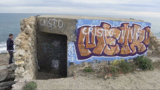 Imagen de la caseta donde apareci&oacute; el cuerpo de Lucas en Garrucha (Almer&iacute;a)