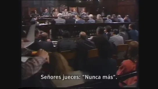 Imagen del juicio contra los responsables de la dictadura militar en Argentina. Imagen del juicio contra los responsables de la dictadura militar en Argentina.