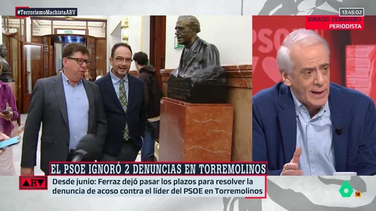 Cembrero destaca que Salazar es la tercera "gran equivocación" de Sánchez: "Muy buen ojo no tiene. Quizás esté aislado" Cembrero destaca que Salazar es la tercera "gran equivocación" de Sánchez: "Muy buen ojo no tiene. Quizás esté aislado"