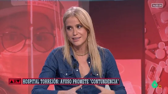 Afra Blanco, tajante: "Aquí quien pone en riesgo la salud es la Comunidad de Madrid con su modelo de privatización" Afra Blanco, tajante: "Aquí quien pone en riesgo la salud es la Comunidad de Madrid con su modelo de privatización"