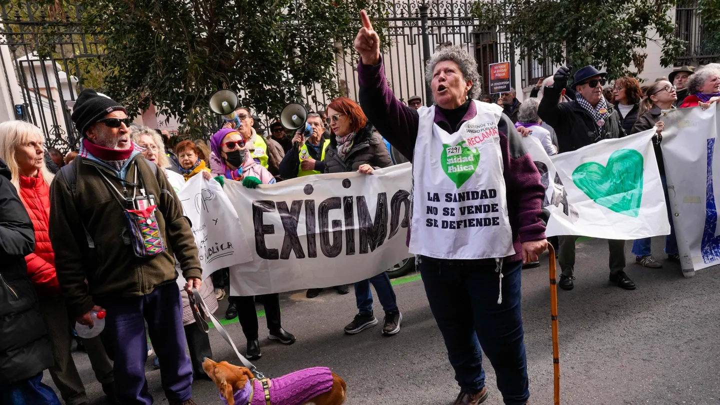Manifestación contra la gestión privada de la sanidad pública Manifestación contra la gestión privada de la sanidad pública