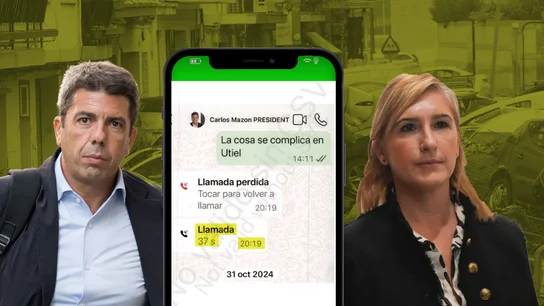 La llamada de Mazón a Pradas La llamada de Mazón a Pradas
