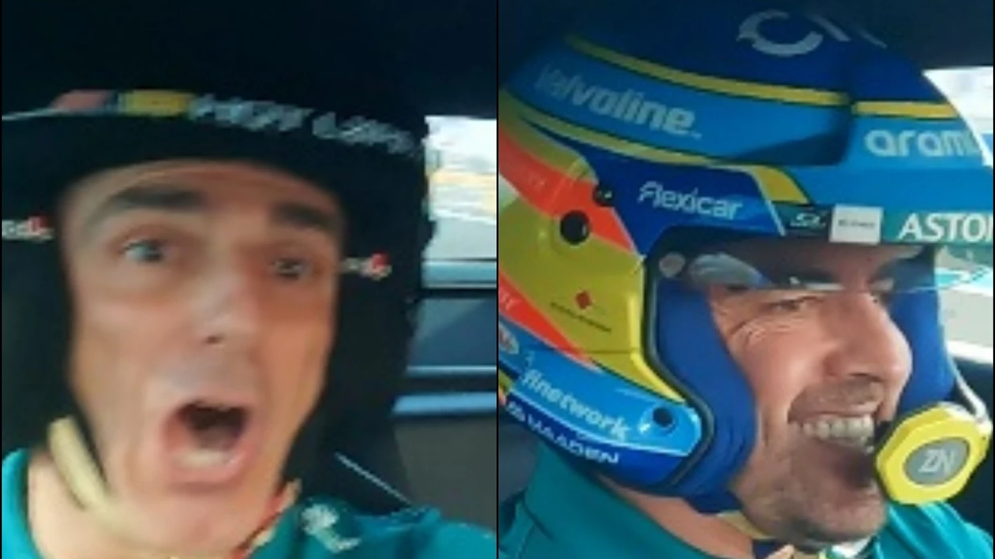 Pedro De la Rosa y Fernando Alonso Pedro De la Rosa y Fernando Alonso