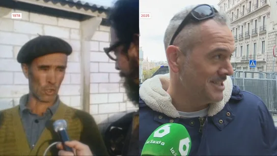 Un español en1978, a la izquierda; a la derecha, otro en 2005 Un español en1978, a la izquierda; a la derecha, otro en 2005