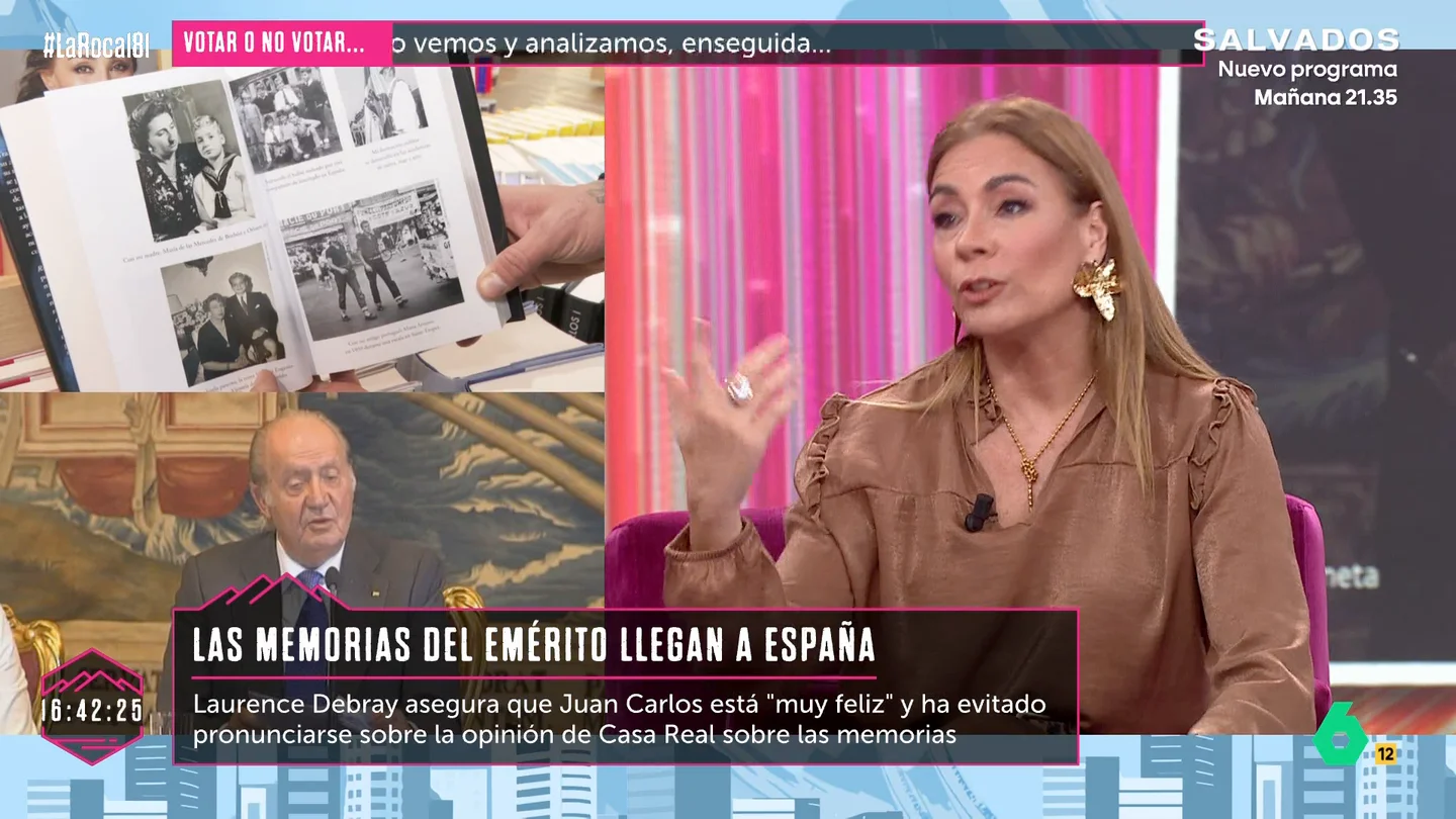 Silvia Taulés cuenta en La Roca cómo iba a ser la presentación de las memorias del emérito en Madrid: "Lo quería hacer a lo bestia" Silvia Taulés cuenta en La Roca cómo iba a ser la presentación de las memorias del emérito en Madrid: "Lo quería hacer a lo bestia"
