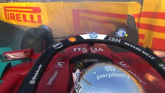 El accidente de Hamilton en Abu Dabi El accidente de Hamilton en Abu Dabi