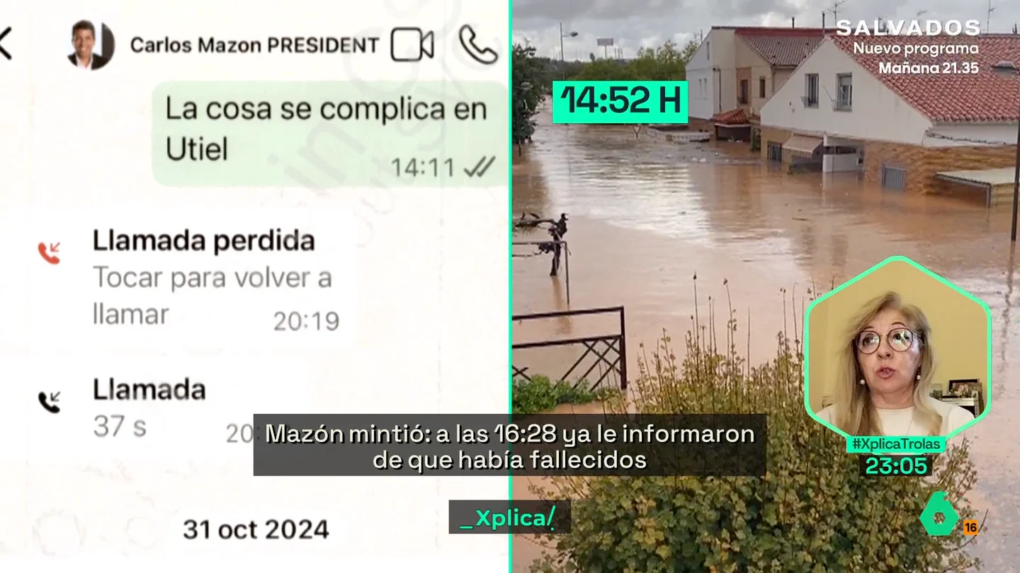 Las lágrimas de Victoria Sánchez, que perdió a su marido en la DANA: "Nos han mentido, lo sabían todo y lo han estado ocultando" Las lágrimas de Victoria Sánchez, que perdió a su marido en la DANA: "Nos han mentido, lo sabían todo y lo han estado ocultando"
