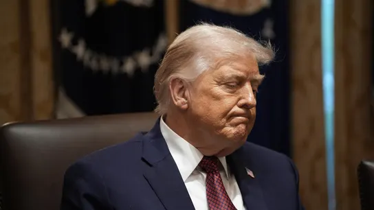 El presidente de Estados Unidos, Donald Trump, en la Casa Blanca en Washington D. C., este lunes. El presidente de Estados Unidos, Donald Trump, en la Casa Blanca en Washington D. C., este lunes.