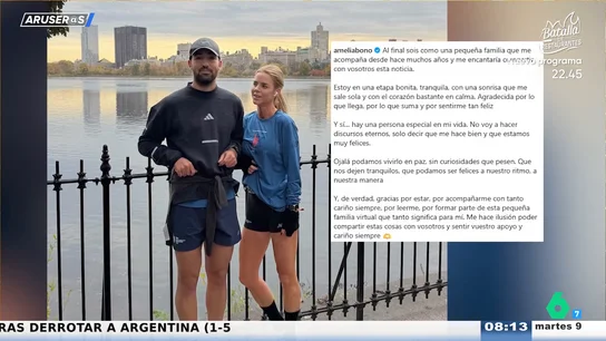 Amelia Bono confirma su nueva relación con Alejandro Reina: "Ojalá podamos vivirla en paz" Amelia Bono confirma su nueva relación con Alejandro Reina: "Ojalá podamos vivirla en paz"