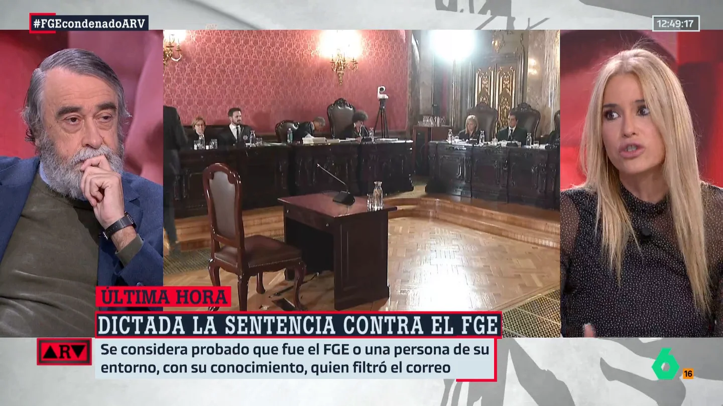 Afra Blanco señala que quiere ser "cautelosa" hasta leer la sentencia al FGE, pero destaca: "No sé cómo se revela algo que ya se conoce" Afra Blanco señala que quiere ser "cautelosa" hasta leer la sentencia al FGE, pero destaca: "No sé cómo se revela algo que ya se conoce"